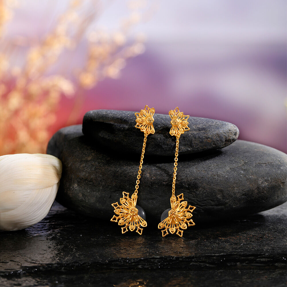 Tanishq latest purchases earring designs