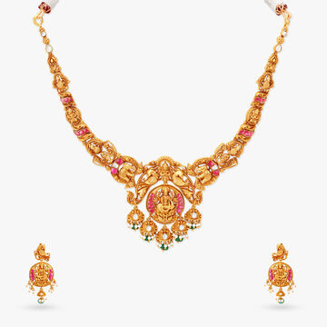 Regal Gold Kanthi Set