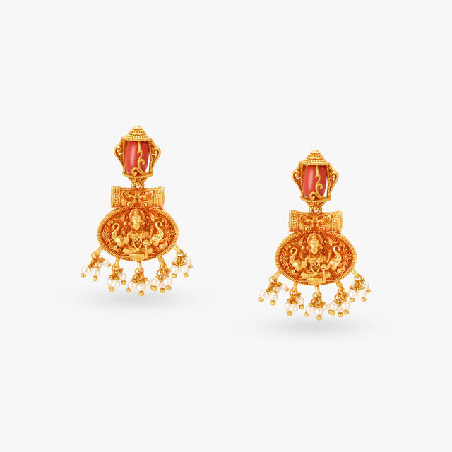 Coral Majesty Gold Haaram Set 3