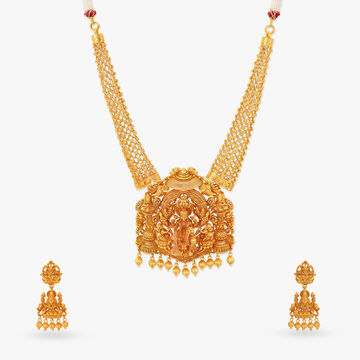 Tanishq Gold Necklace Set