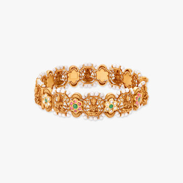 Pearl-Laced Divinity Gold Kadiyam