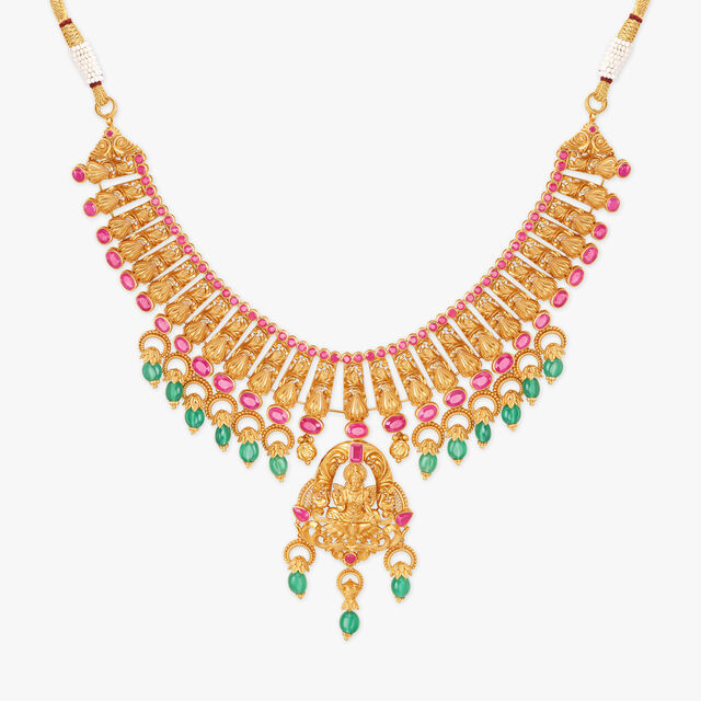 Glistening Gold Necklace Set 2