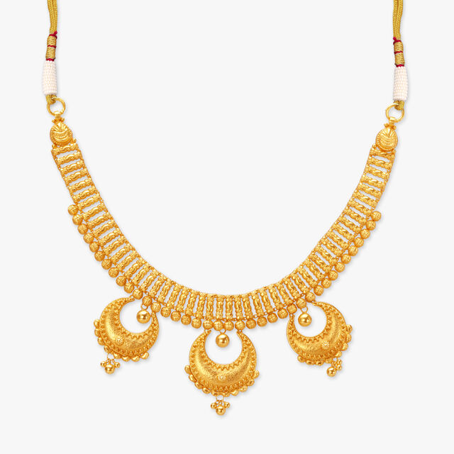 Ethereal Grandeur Gold Necklace Set 2