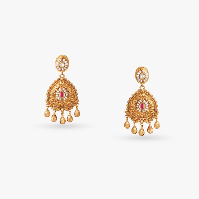 Tanishq 22KT Gold Necklace Set 
