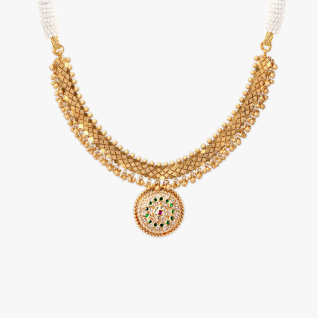 Timeless Elegance Gold Necklace Set 2