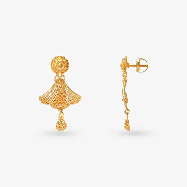 Royal Bloom Gold Necklace Set 4