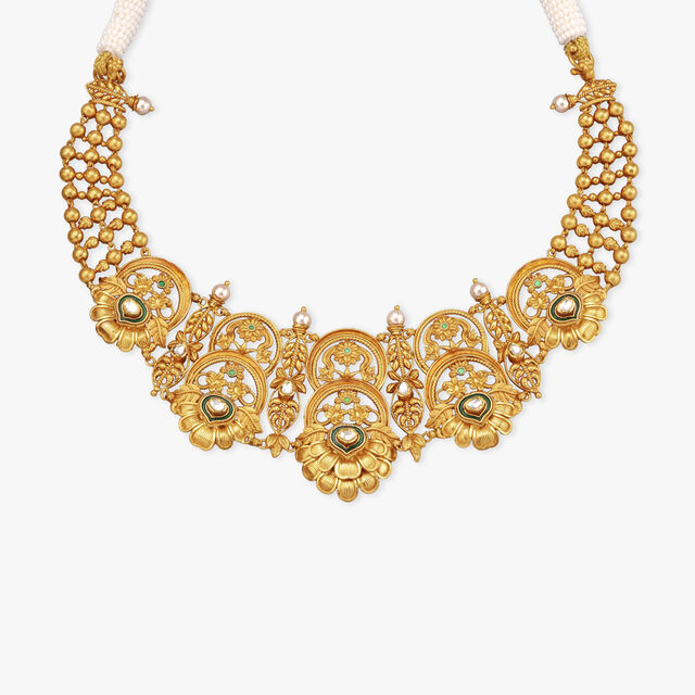 Vintage Glamour Gold Necklace Set 2