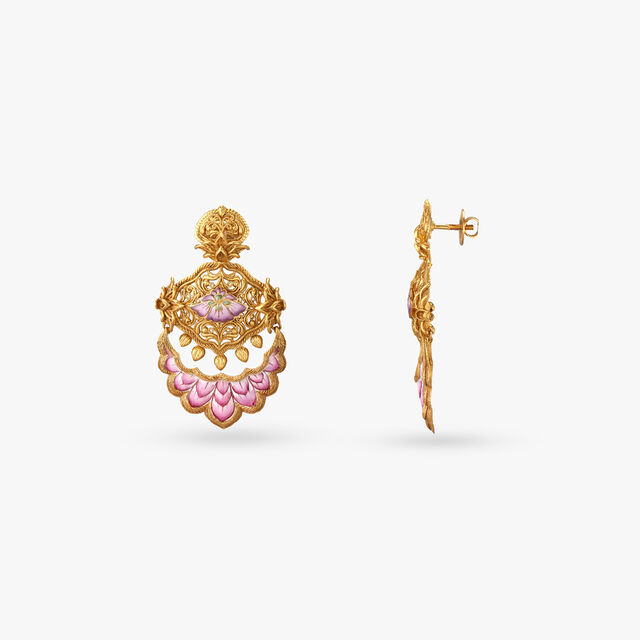 Lotus Pond Gold Necklace Set 5