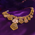 Imperial Splendor Gold Necklace Set 