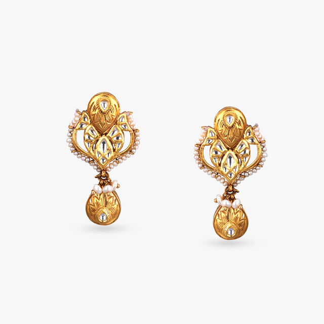 Royal Tiara Gold Necklace Set 4