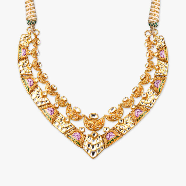 Regal Allure Gold Necklace Set 3