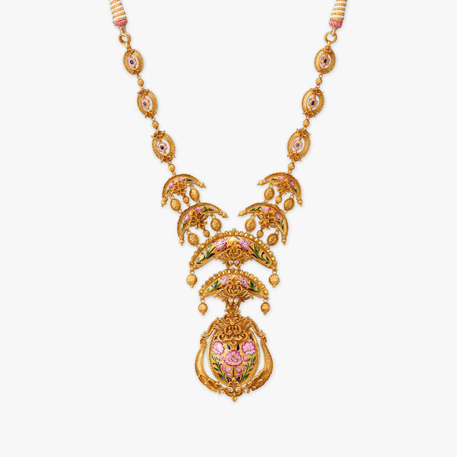 Tanishq 22 Karat Gold Necklace Set for Women 2