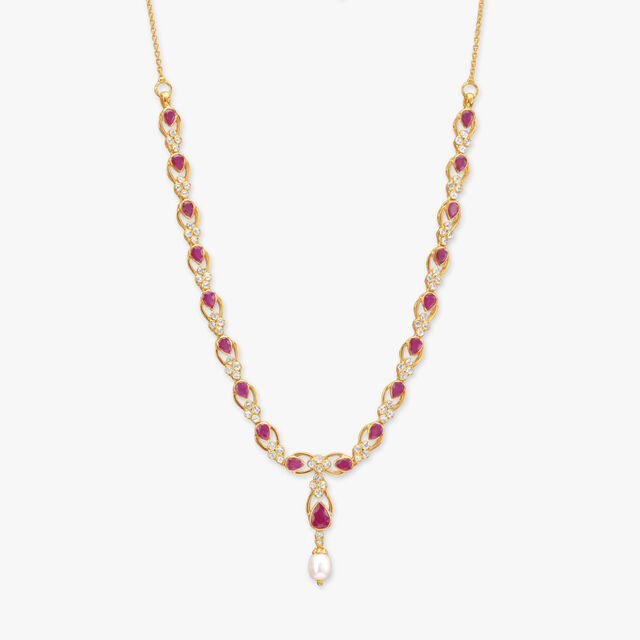 Royal Glow Open Polki Necklace Set 2