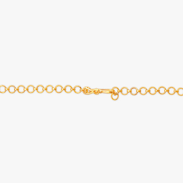Tanishq 22KT Gold Necklace Set 3