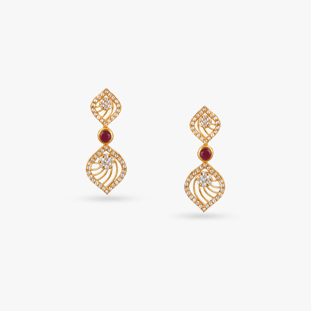 Tanishq 22KT Gold Necklace Set 4