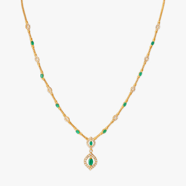 Tanishq 22KT Gold Necklace Set 2