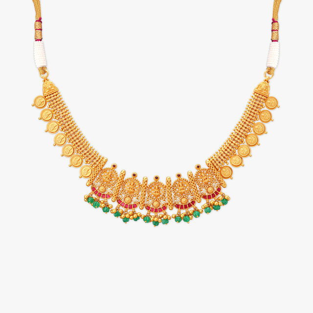 Tanishq 22KT Gold Necklace Set 2