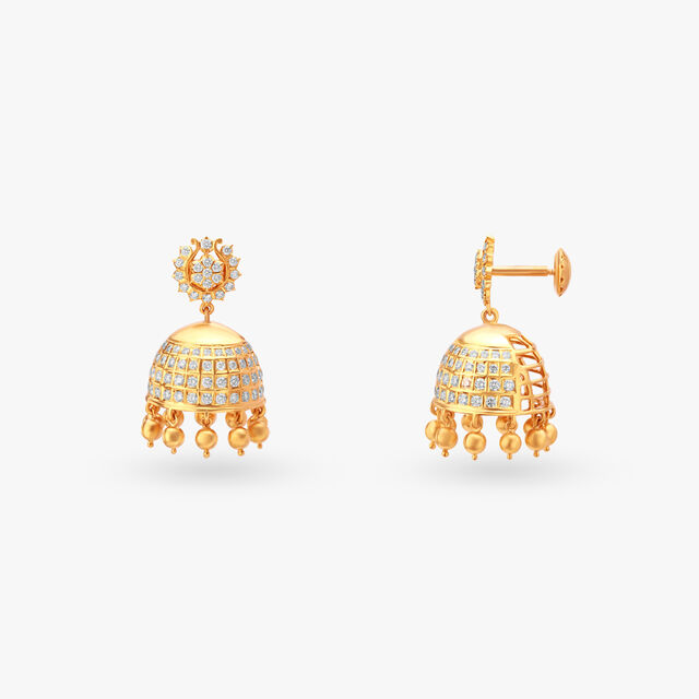Heritage Diamond Jhumka Earrings 2