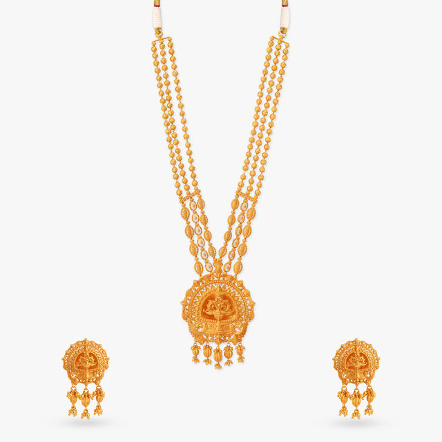 Flame Legacy Gold Necklace set 