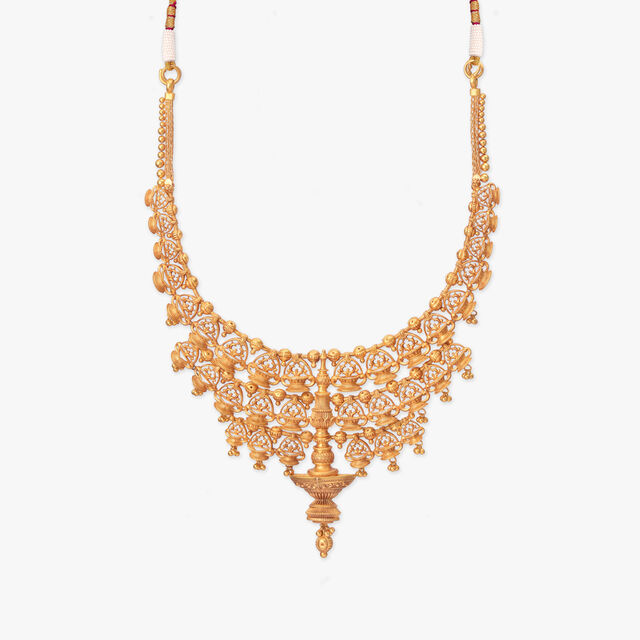 Jyoti Kalash Gold Necklace set 2