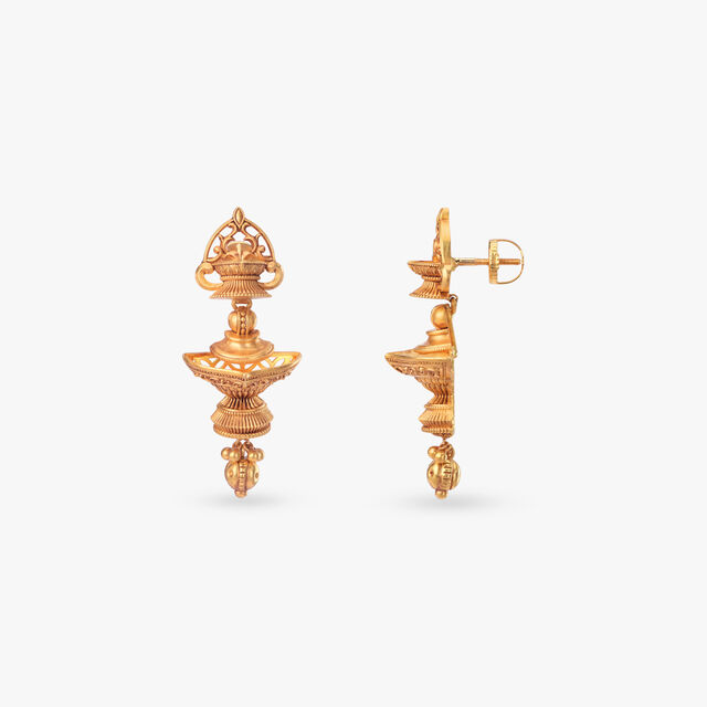 Jyoti Kalash Gold Necklace set 4