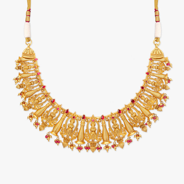 Radiant Reverence Gold Necklace set 2