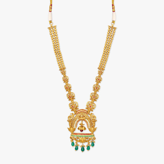 Divine Drape Gold Haaram 