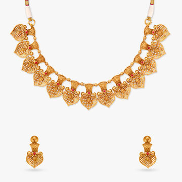 Tanishq 22KT Gold Necklace Set