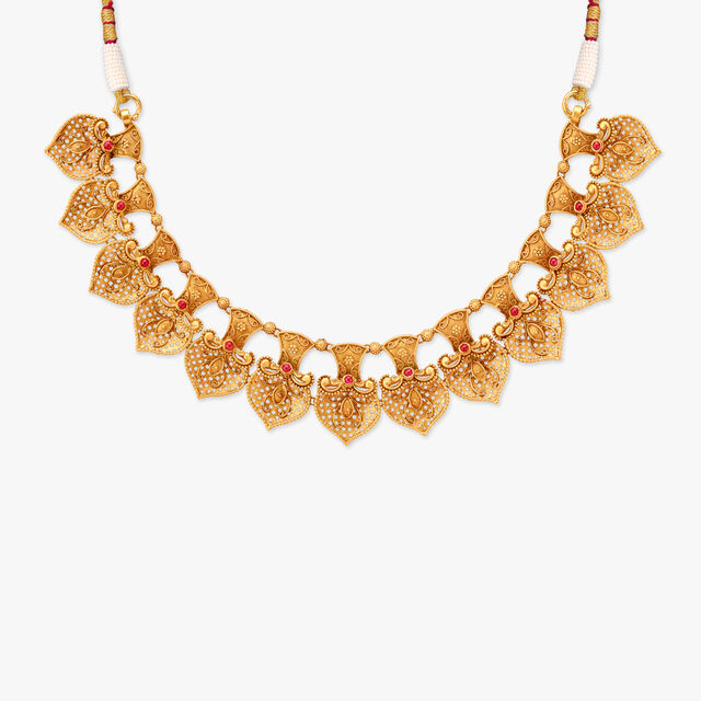 Tanishq 22KT Gold Necklace Set 2