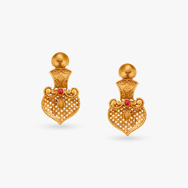 Tanishq 22KT Gold Necklace Set 3