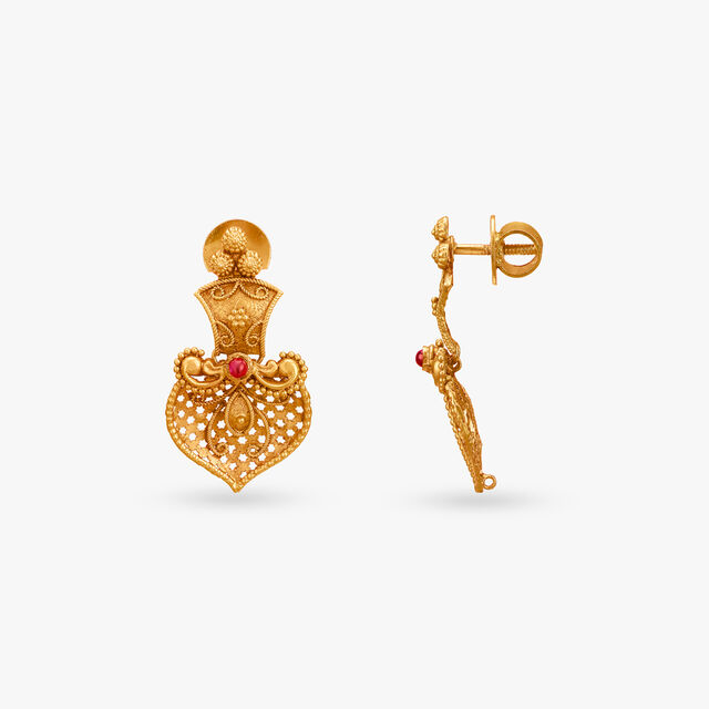 Tanishq 22KT Gold Necklace Set 4