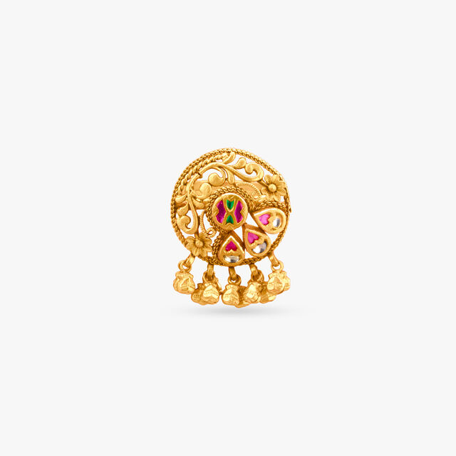 Ghungroo Leela Gold Ring 2