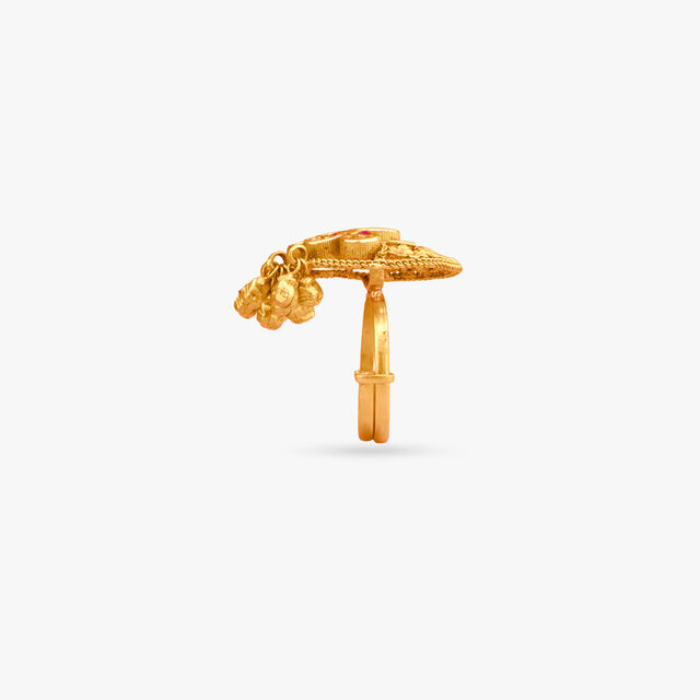 Ghungroo Leela Gold Ring 3