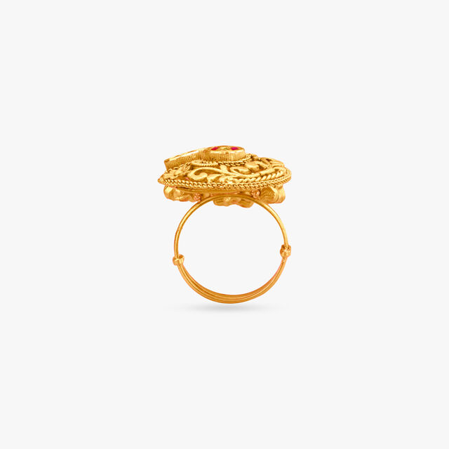 Ghungroo Leela Gold Ring 4