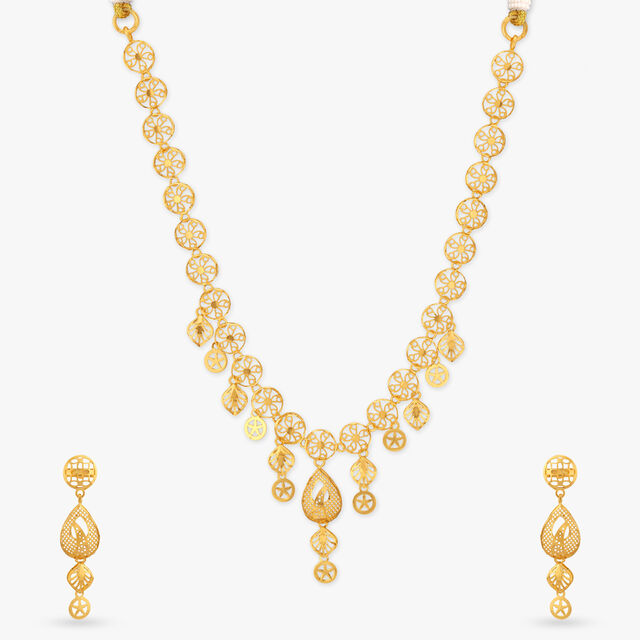 Pearl Drop Necklace Set 