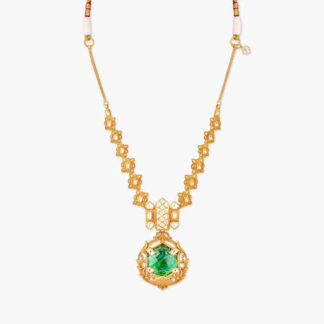 Swan of Dawn Gold Necklace Set 2