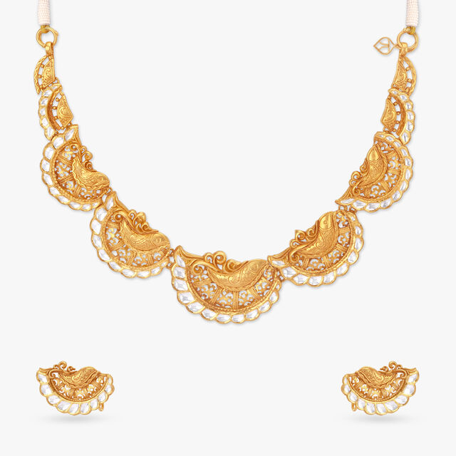 Heaven's Sea Gold Necklace Set 