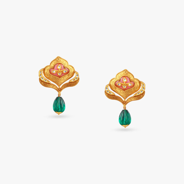 Floral Vines Gold Necklace Set 3