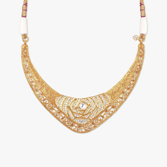 Portal of Bloom Gold Necklace Set 2