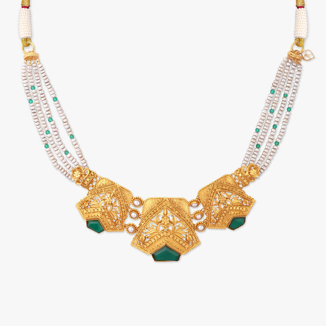 Surreal Arches Gold Necklace Set 2
