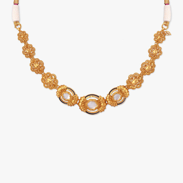 Clouds of Enchantment Gold Necklace Set 2