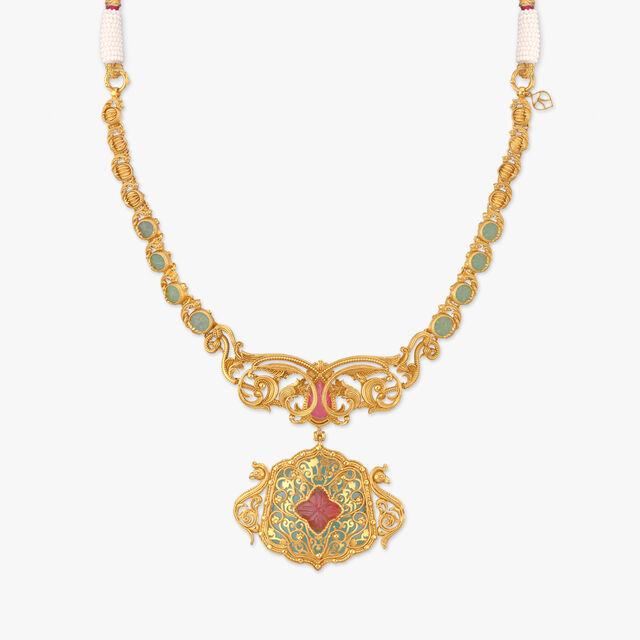 Mystical Forest Gold Necklace Set 2