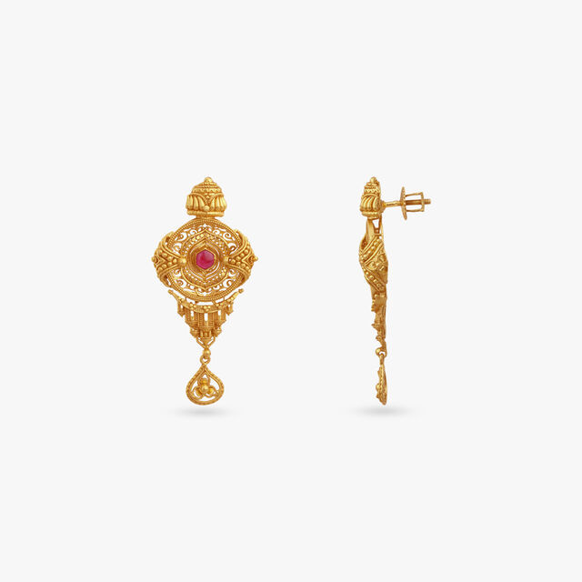 Surreal Palatial Gold Necklace Set 4