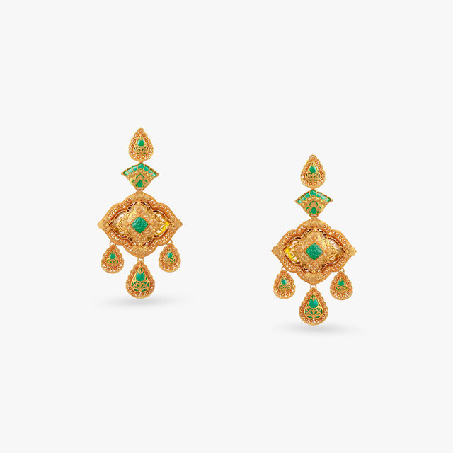 Canopied Forests Gold Necklace Set 3