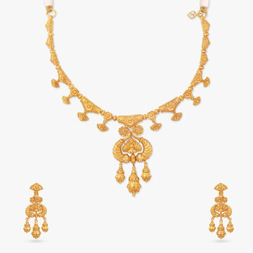 Mythical Aerial Gold Necklace Set