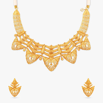 Mystical Heaven Gold Necklace Set