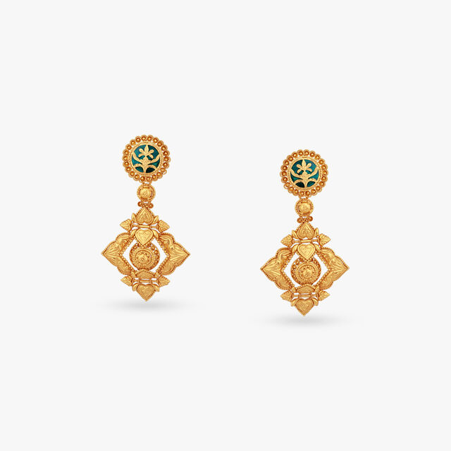 Opulent Mandalas Gold Necklace Set 3