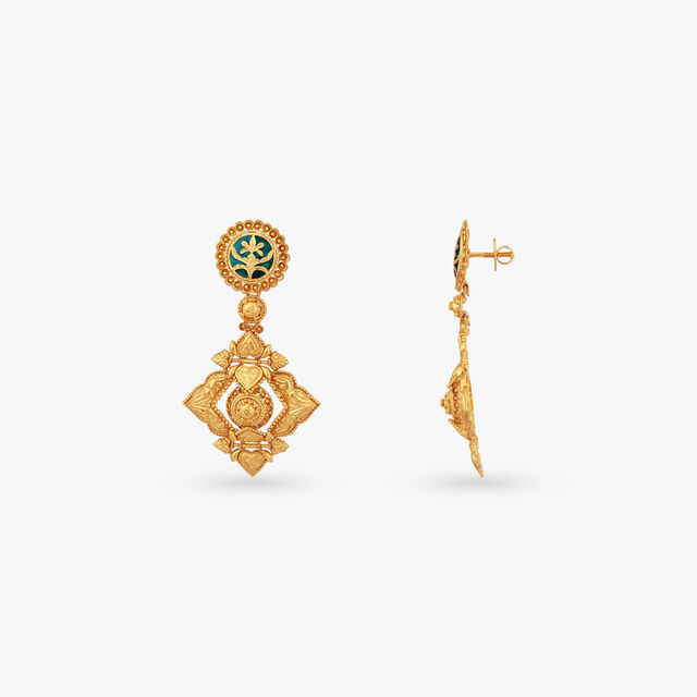 Opulent Mandalas Gold Necklace Set 4
