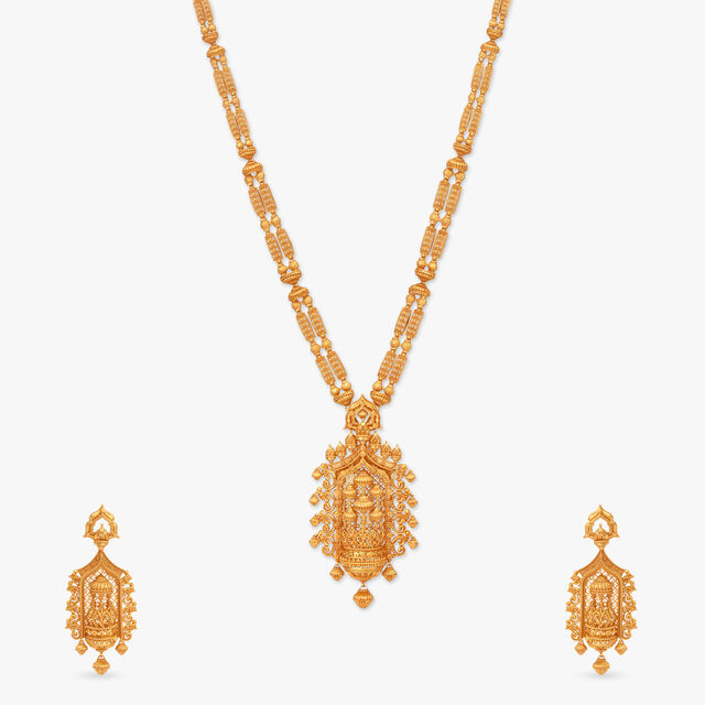 Gateway of Wonders Gold Necklace Set 