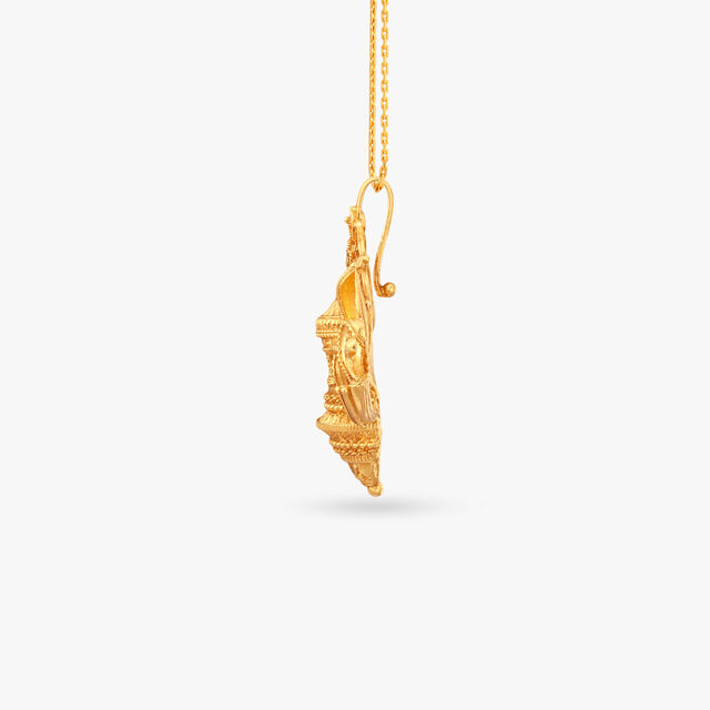 Ethereal Mountain Gold Necklace Set 4